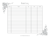 Pretty Work Log