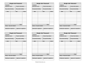 Single Job Timecard Mini