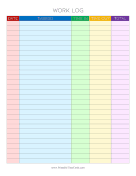 Work Log Color